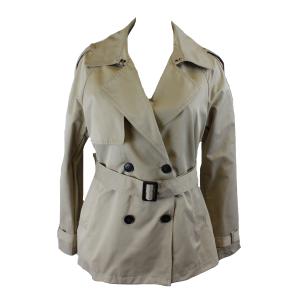 .TRENCH CORTO DONNA SPOLVERINO PRIMAVERA DOPPIO PETTO