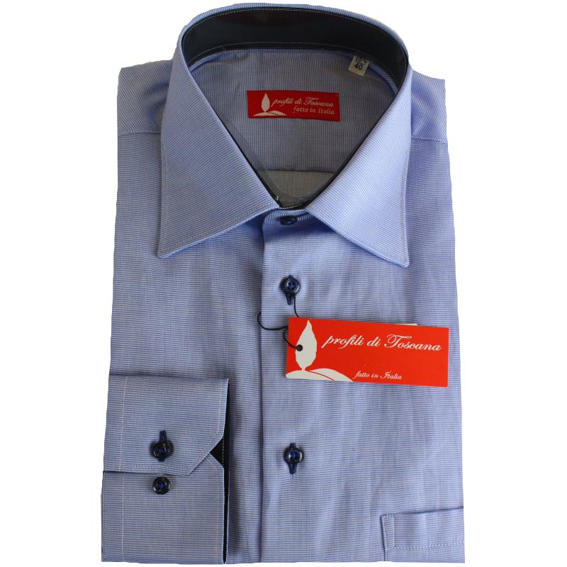 CAMICIA UOMO 100% COTONE LAVORAZIONE ARTIGIANALE MADE IN ITALY 39-46 ART.BERARDENGA