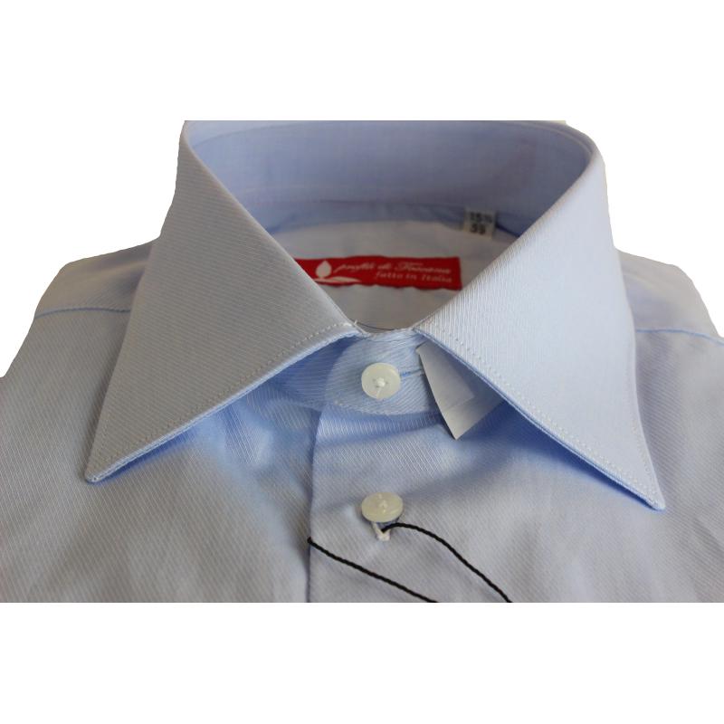 CAMICIA UOMO 100% COTONE LAVORAZIONE ARTIGIANALE MADE IN ITALY 39-46 ART.CORSIGNANO