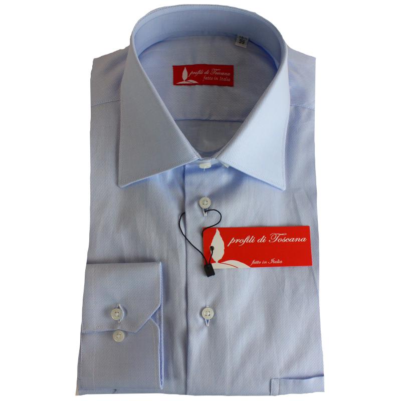 CAMICIA UOMO 100% COTONE LAVORAZIONE ARTIGIANALE MADE IN ITALY 39-46 ART.CORSIGNANO
