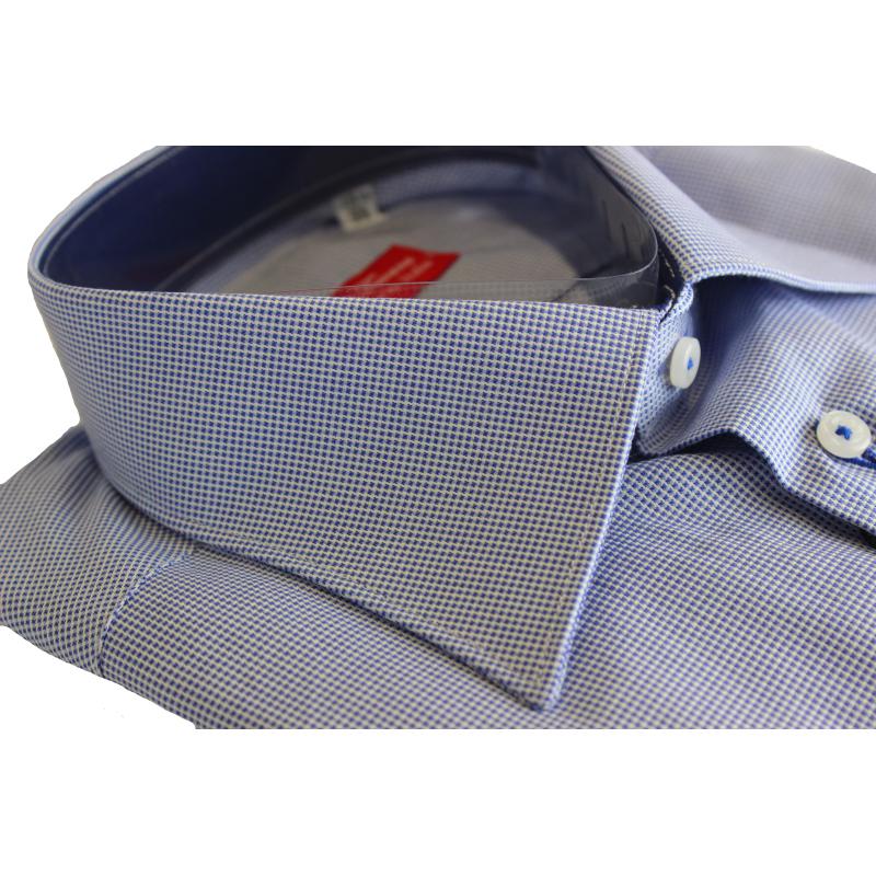 CAMICIA UOMO 100% COTONE LAVORAZIONE ARTIGIANALE MADE IN ITALY 39-46 ART.FONTERUTOLI