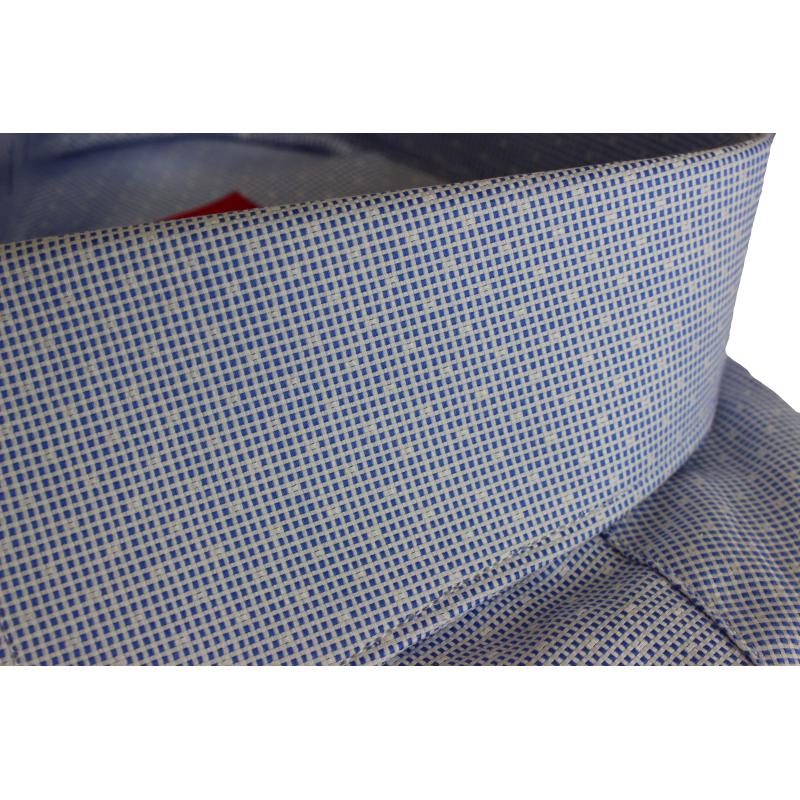 CAMICIA UOMO 100% COTONE LAVORAZIONE ARTIGIANALE MADE IN ITALY 39-46 ART.STROVE