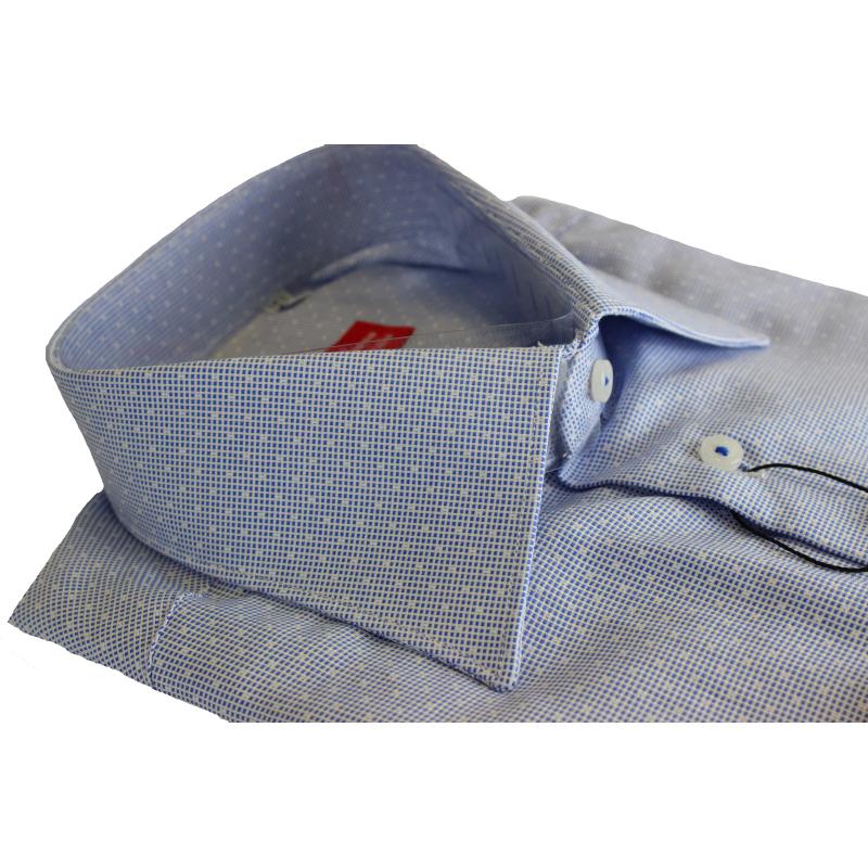 CAMICIA UOMO 100% COTONE LAVORAZIONE ARTIGIANALE MADE IN ITALY 39-46 ART.STROVE