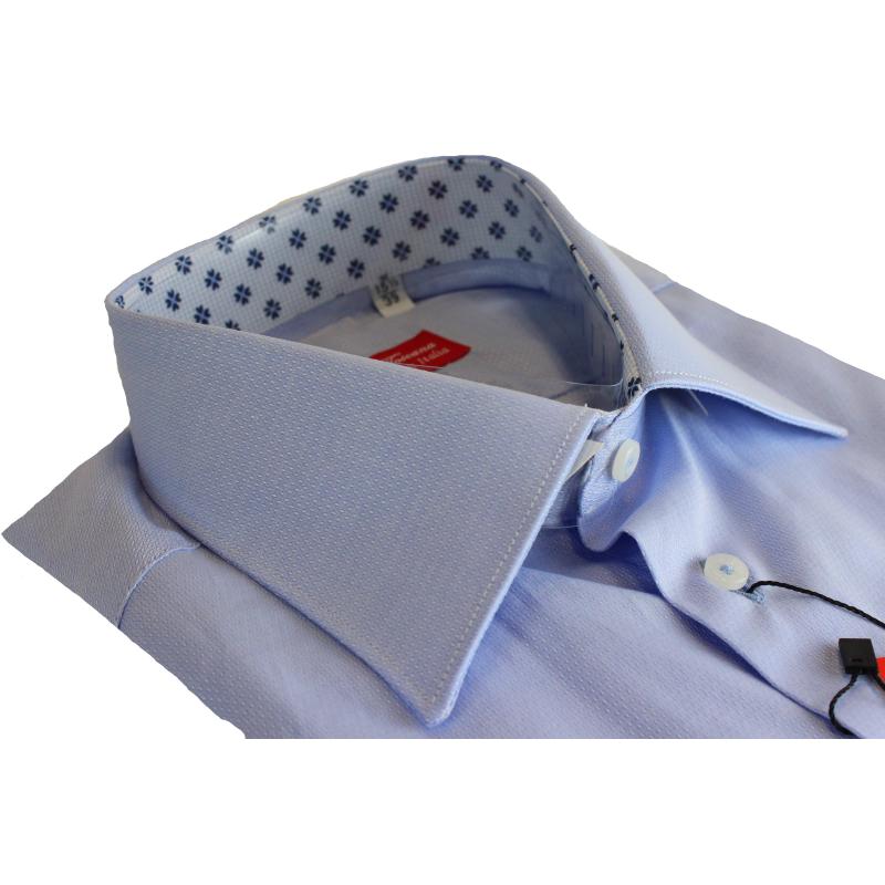 CAMICIA UOMO 100% COTONE LAVORAZIONE ARTIGIANALE MADE IN ITALY 39-46 ART.SUVIGNANO