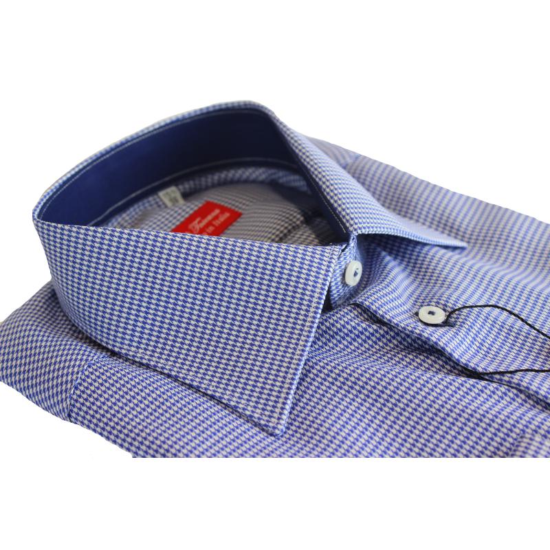 CAMICIA UOMO 100% COTONE LAVORAZIONE ARTIGIANALE MADE IN ITALY 39-46 ART.VESCONA
