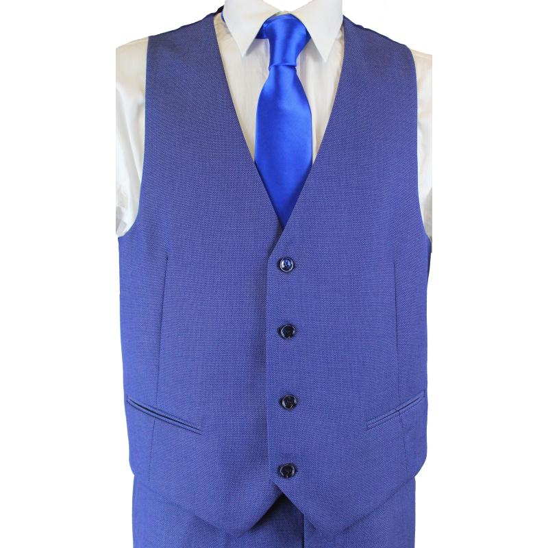 .COMPLETO UOMO CLASSICO TRE PEZZI GIACCA GILET E PANTALONE VESTIBILITÀ COMODA TAGLIE FORTI ART.254