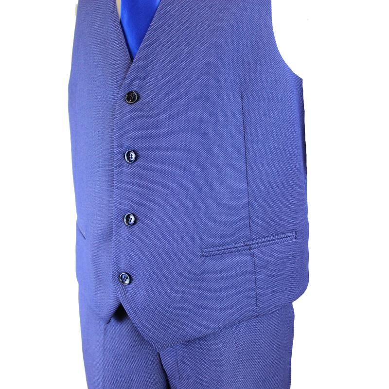 .COMPLETO UOMO CLASSICO TRE PEZZI GIACCA GILET E PANTALONE VESTIBILITÀ COMODA TAGLIE FORTI ART.254