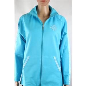 TUTA DONNA COTONE GARZATO,PALESTRA CASA TEMPO LIBERO,PANTALONE E FELPA GARZATA TURCHESE