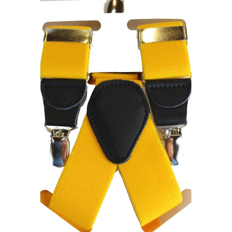 BRETELLE UOMO ELASTICHE REGOLABILI CON 3 CLIPS CON SPILLO ANTISCIVOLO