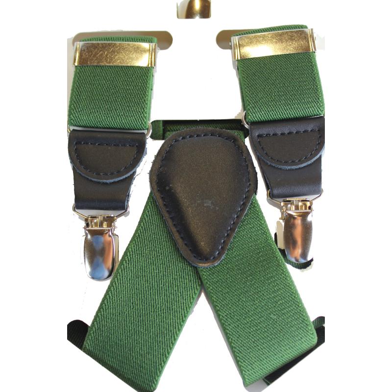 BRETELLE UOMO ELASTICHE REGOLABILI CON 3 CLIPS CON SPILLO ANTISCIVOLO