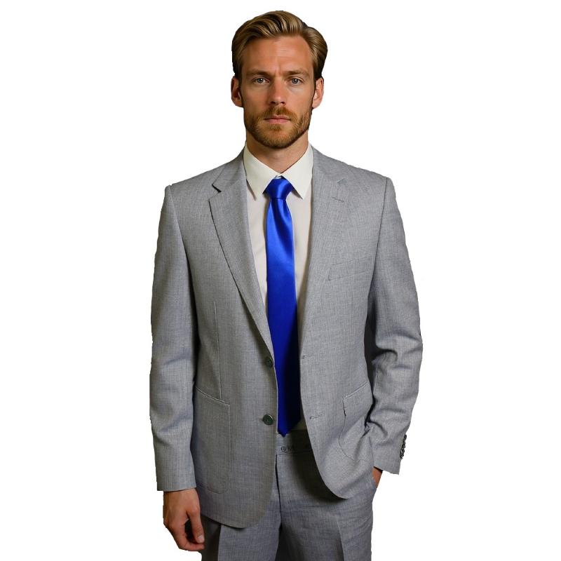 .COMPLETO UOMO CLASSICO PURO LINO GIACCA PANTALONE VESTIBILITÀ COMODA TAGLIE FORTI FINO ALLA TG.66 ART.255