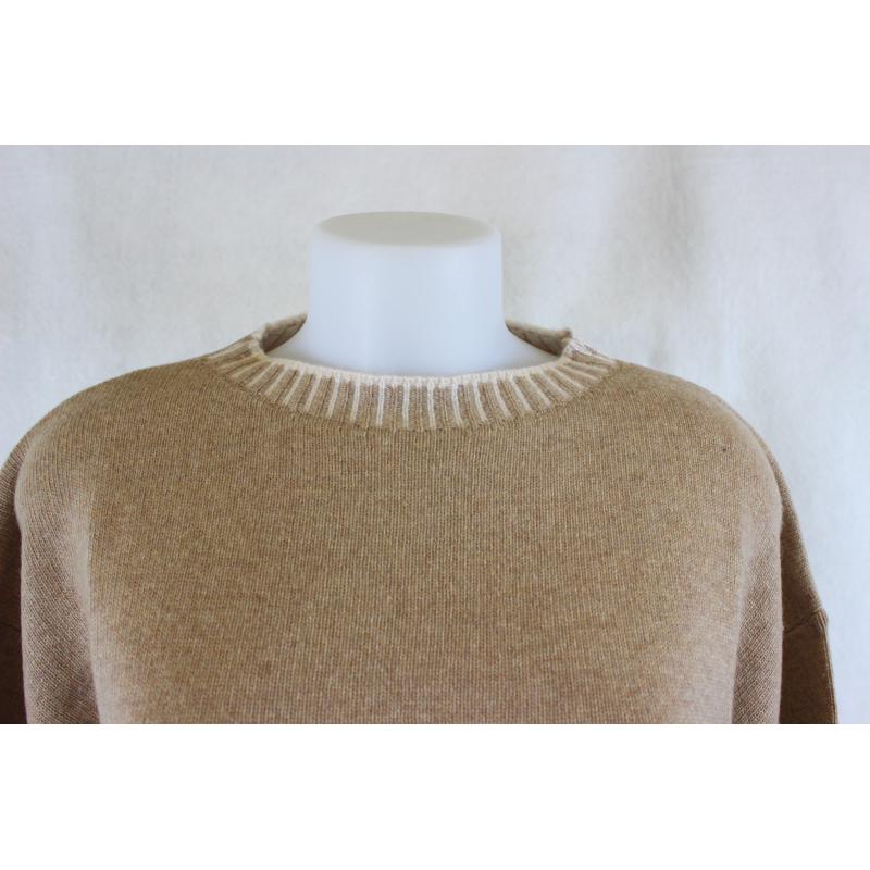 MAGLIONE DONNA GIROCOLLO MISTO LANA VISCOSA CASHMERE MADE IN ITALY ART.40311