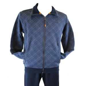 ..TUTA UOMO CAMPAGNOLO FELPATA APERTA CON CERNIERA E TASCHE ART.8Q77559