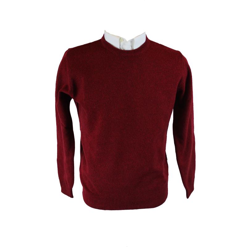 MAGLIONE UOMO GIROCOLLO MADE IN ITALY 80% LANA ART.ORCIA