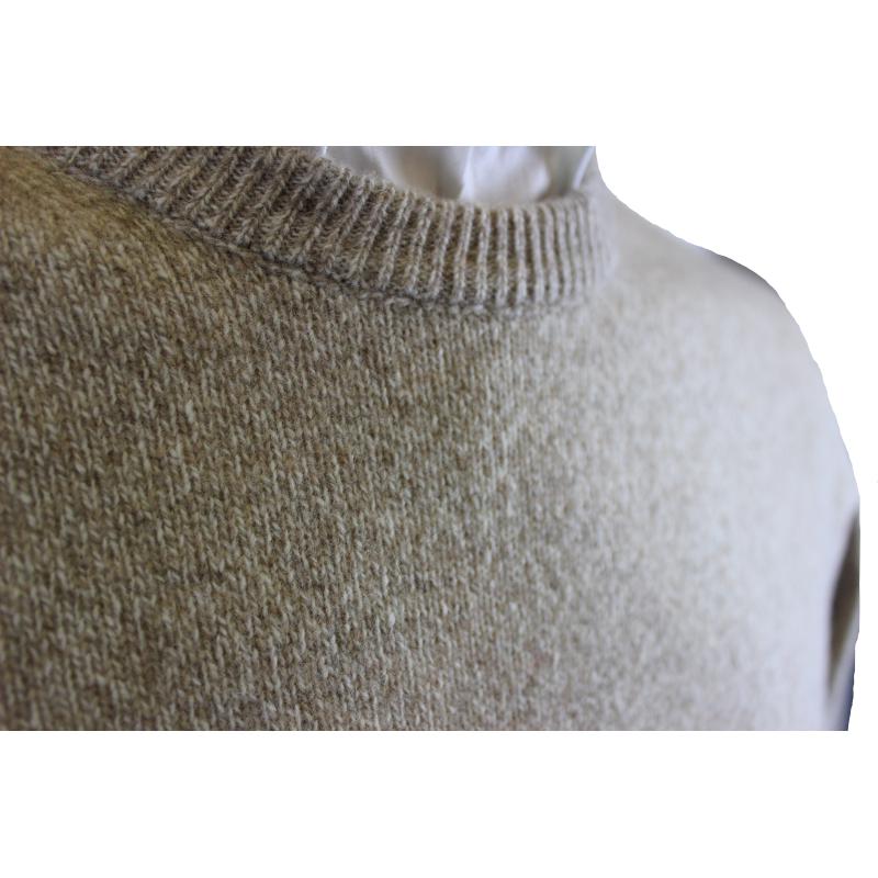 MAGLIONE UOMO GIROCOLLO MADE IN ITALY 80% LANA ART.ORCIA