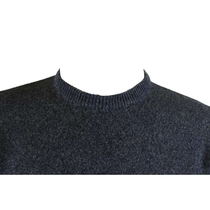 MAGLIONE UOMO GIROCOLLO MADE IN ITALY 80% LANA ART.ORCIA