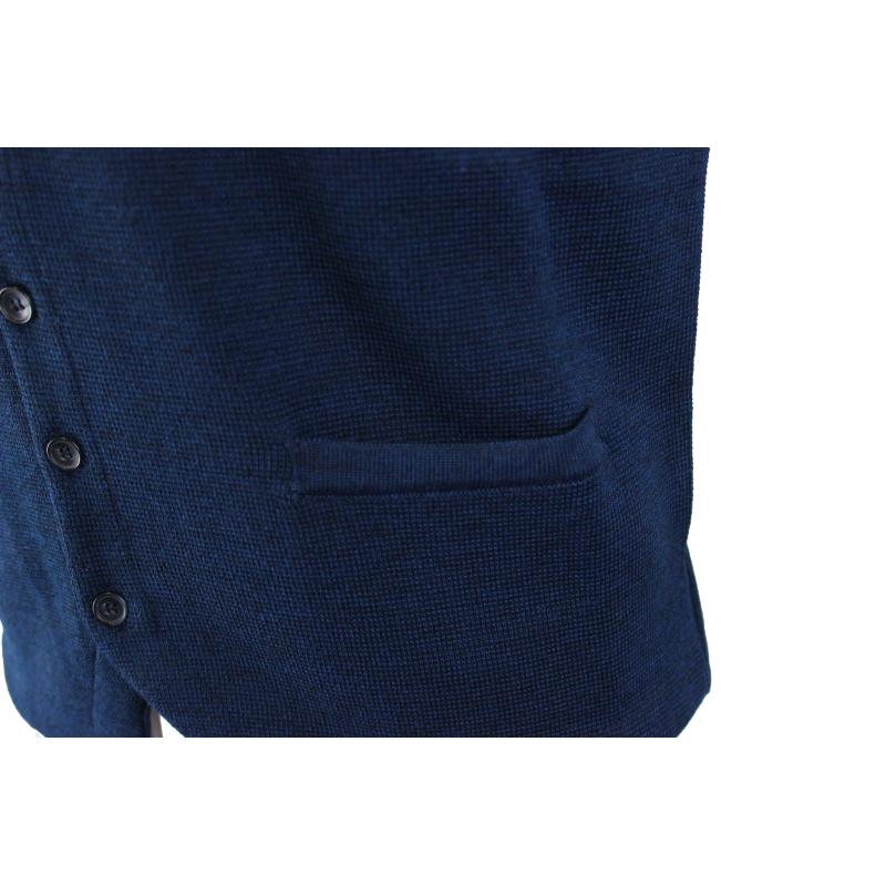 .GILET UOMO MAGLIA STOFFA PANCIOTTO MADE IN ITALY MISTO LANA ART. ROSELLE