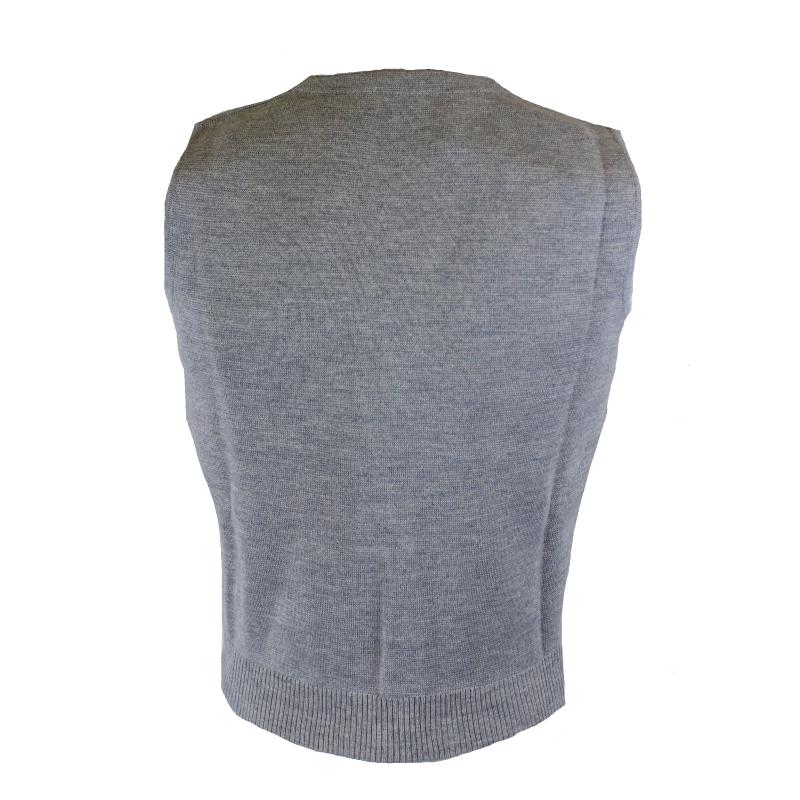 .GILET UOMO MAGLIA STOFFA PANCIOTTO MADE IN ITALY MISTO LANA ART. ROSELLE