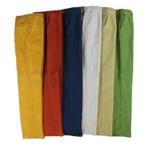 .PANTALONE UOMO CHINO MADE IN ITALY VITA REGOLARE GAMBA DRITTA VELLUTO ROCCIATORE ELASTICIZZATO ART. CARRARA
