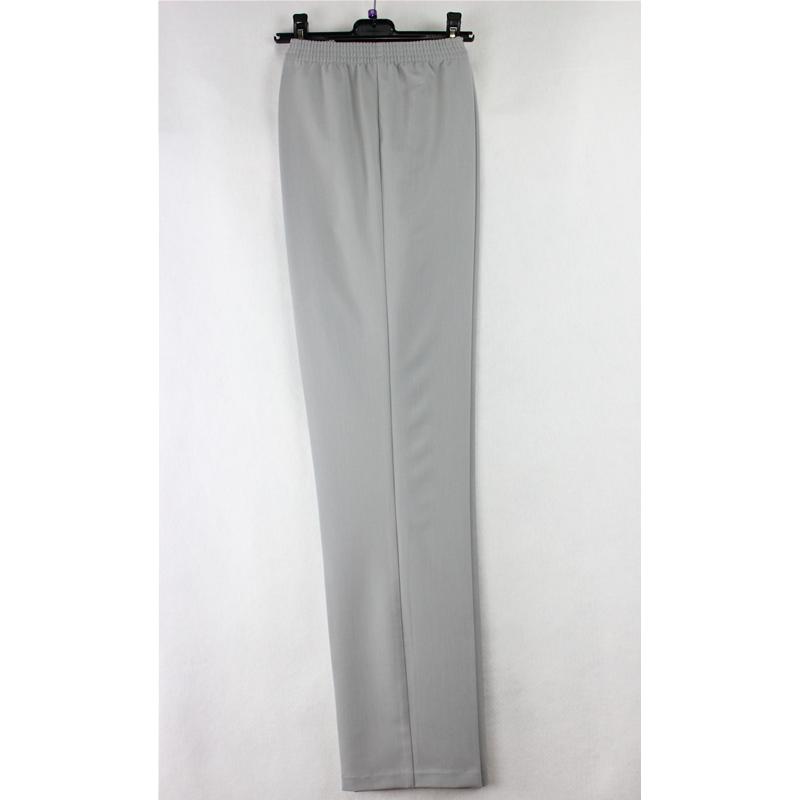 PANTALONE. DONNA INFILATO VITA ALTA MADE IN ITALY TAGLIE FORTI PERLA