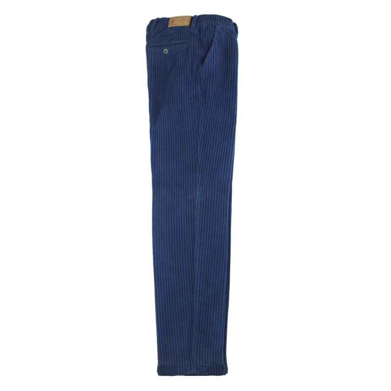 PANTALONE UOMO CHINO MADE IN ITALY VITA REGOLARE GAMBA DRITTA VELLUTO ROCCIATORE ELASTICIZZATO ART. CARRARA