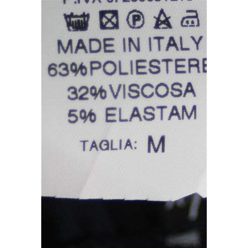 PANTALONE. DONNA INFILATO VITA ALTA MADE IN ITALY TAGLIE FORTI PERLA
