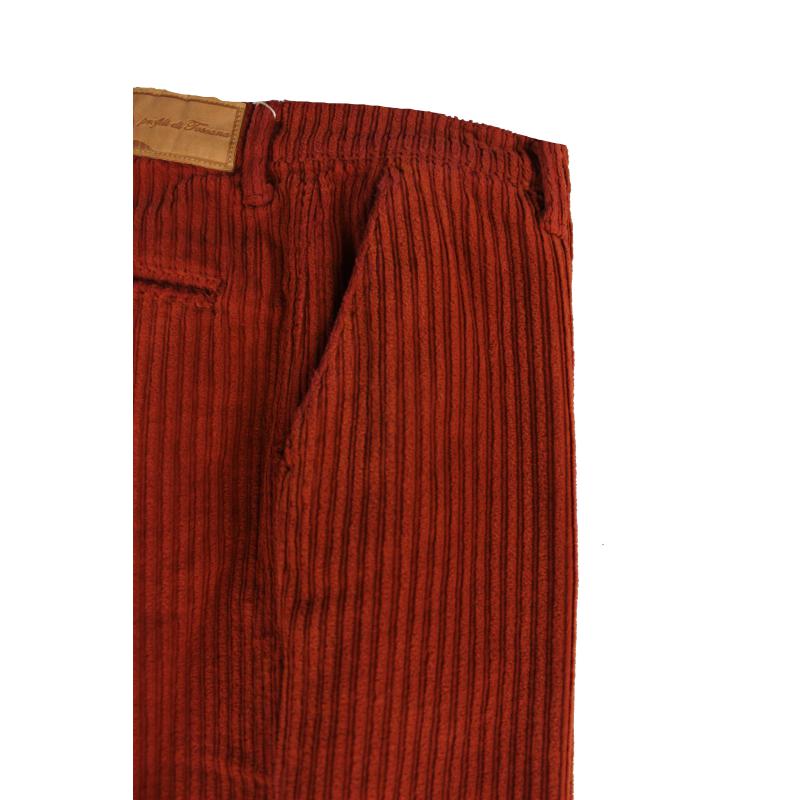 PANTALONE UOMO CHINO MADE IN ITALY VITA REGOLARE GAMBA DRITTA VELLUTO ROCCIATORE ELASTICIZZATO ART. CARRARA