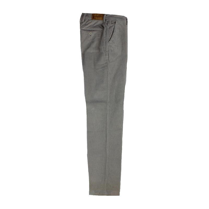 PANTALONE UOMO CHINO MADE IN ITALY VITA REGOLARE GAMBA DRITTA VELLUTO ROCCIATORE ELASTICIZZATO ART. CARRARA