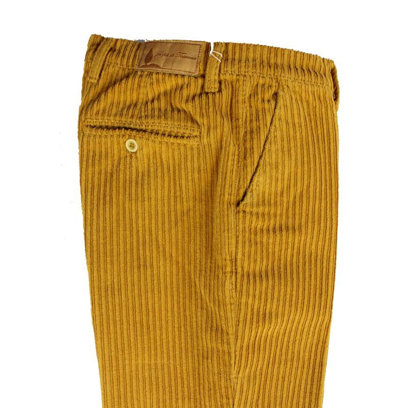 PANTALONE UOMO CHINO MADE IN ITALY VITA REGOLARE GAMBA DRITTA VELLUTO ROCCIATORE ELASTICIZZATO ART. CARRARA