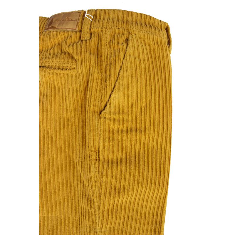 PANTALONE UOMO CHINO MADE IN ITALY VITA REGOLARE GAMBA DRITTA VELLUTO ROCCIATORE ELASTICIZZATO ART. CARRARA