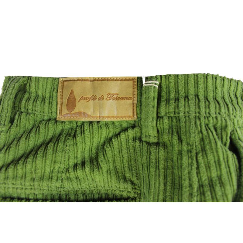 PANTALONE UOMO CHINO MADE IN ITALY VITA REGOLARE GAMBA DRITTA VELLUTO ROCCIATORE ELASTICIZZATO ART. CARRARA