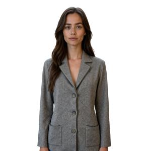 .GIACCA DONNA COLLO REVERSE TASCHE MISTO CASHMERE MADE IN ITALY  ART.31245