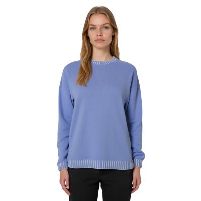 MAGLIONE DONNA GIROCOLLO MISTO LANA VISCOSA CASHMERE MADE IN ITALY ART.40311