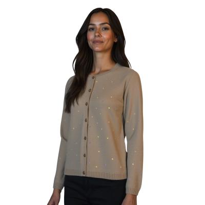 GIACCA DONNA COREANA FANTASIA MISTO CASHMERE MADE IN ITALY ART.40009