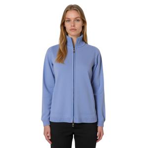 .GIACCA DONNA ZIP TASCHE MADE IN ITALY MISTO LANA VISCOSA E CASHMERE ART.40050