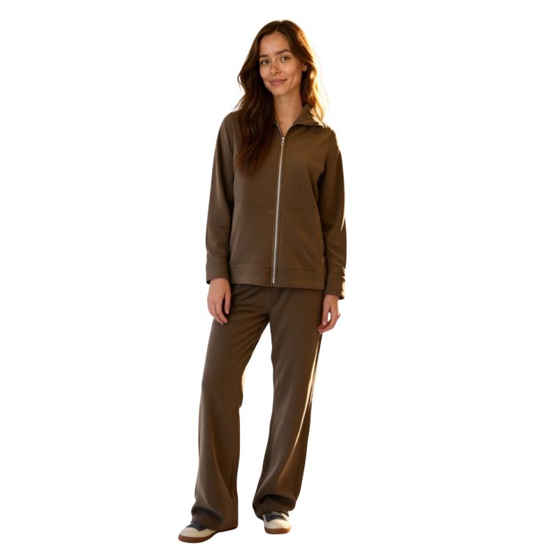 .FELPA DONNA CINIGLIA A COSTINA EFFETTO VELLUTO CAMPAGNOLO CAPPUCCIO ART.2C9406