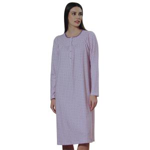 CAMICIA NOTTE LINCLALOR ART.92077 CALDO COTONE 100% COTONE MAGLINA TAGLIE FORTI E MANICA RAGLAN FINO ALLA TG.60