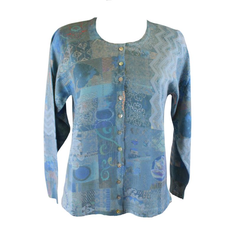 GIACCA DONNA COREANA FANTASIA MADE IN ITALY 80 % LANA ART.FIORI