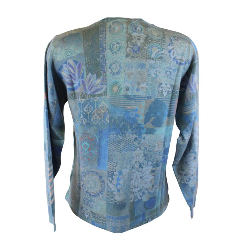 GIACCA DONNA COREANA FANTASIA MADE IN ITALY 80 % LANA ART.FIORI