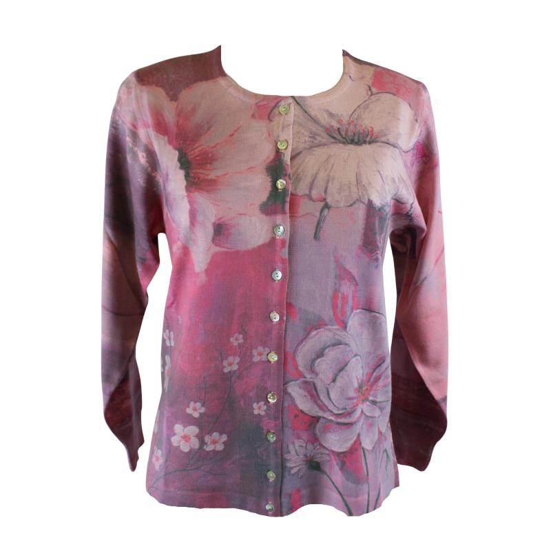 GIACCA DONNA COREANA FANTASIA MADE IN ITALY 80 % LANA ART.FIORI