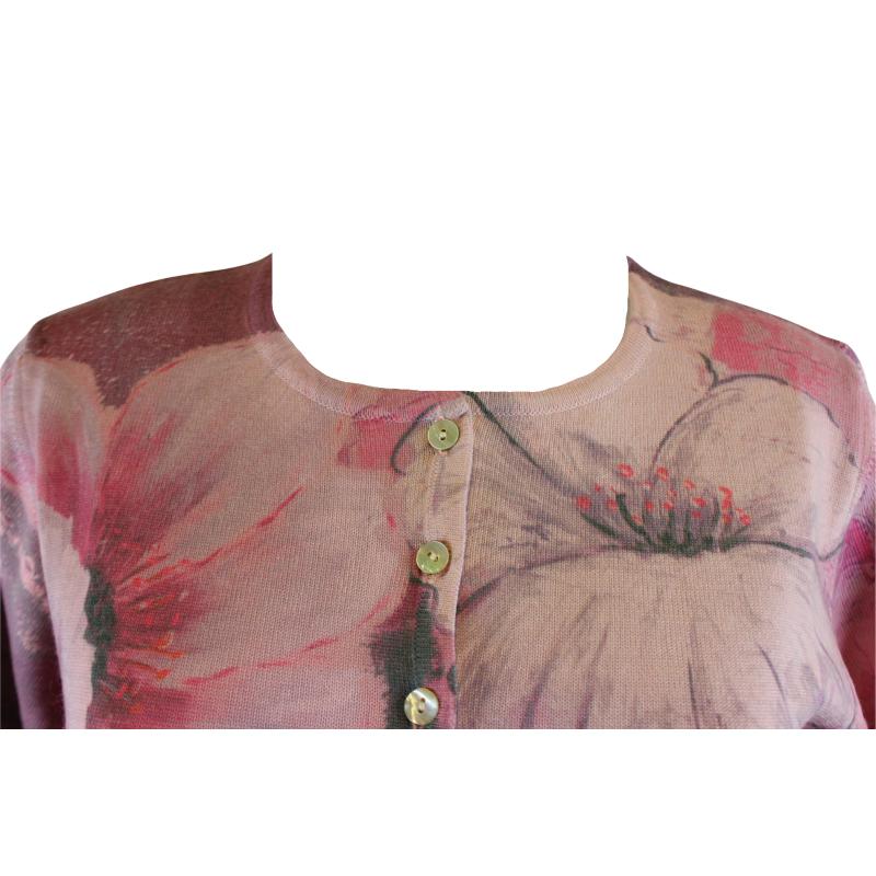 GIACCA DONNA COREANA FANTASIA MADE IN ITALY 80 % LANA ART.FIORI