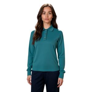 .MAGLIA POLO DONNA 3 BOTTONI.LANA MERINOS 80% MADE IN ITALY S-M-L-XL-XXL VERDE