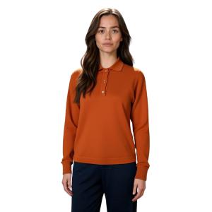 .MAGLIA POLO DONNA 3 BOTTONI.LANA MERINOS 80% MADE IN ITALY S-M-L-XL-XXL