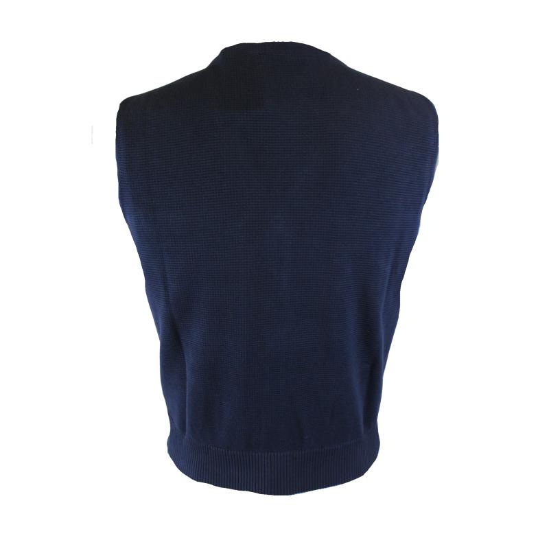 GILET UOMO PURO COTONE MAGLIA OPERATA PANCIOTTO MADE IN ITALY ART.BIBBONA