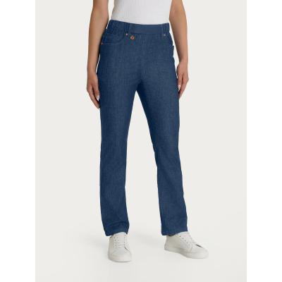.PANTALONE DONNA RAGNO JEANS A GAMBA DRITTA CON TASCHE E VITA PIATTA IN LIGHT DENIM JEANS ART.DS88PP