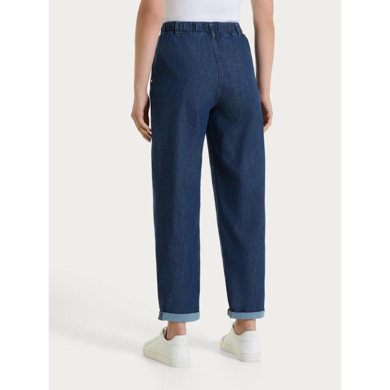 .PANTALONE DONNA RAGNO Jeans a carota con tasche in Light Denim ART.DN18P7