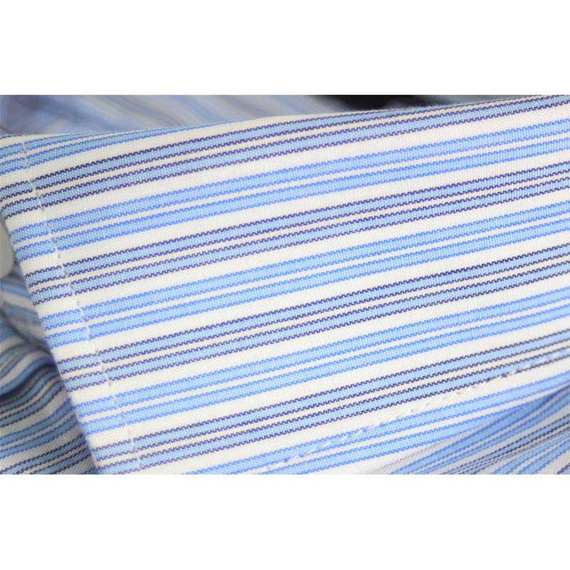 CAMICIA UOMO IN PURO COTONE VESTIBILITÀ COMODA TG.M-2XL RIGHE TASCHINO