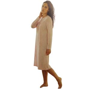 CAMICIA NOTTE LINCLALOR FINO TG 60 CALDO COTONE ART.92406 COTONE 100% TAGLIE FORTI E MANICA RAGLAN