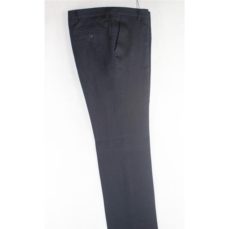 PANTALONE UOMO PURO LINO MADE IN ITALY BLU FINO ALLA TG 65