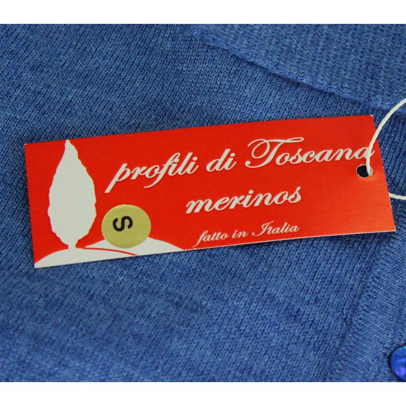 ..MAGLIA POLO DONNA 3 BOTTONI.LANA MERINOS 80% MADE IN ITALY S-M-L-XL-XXL AZZURRO